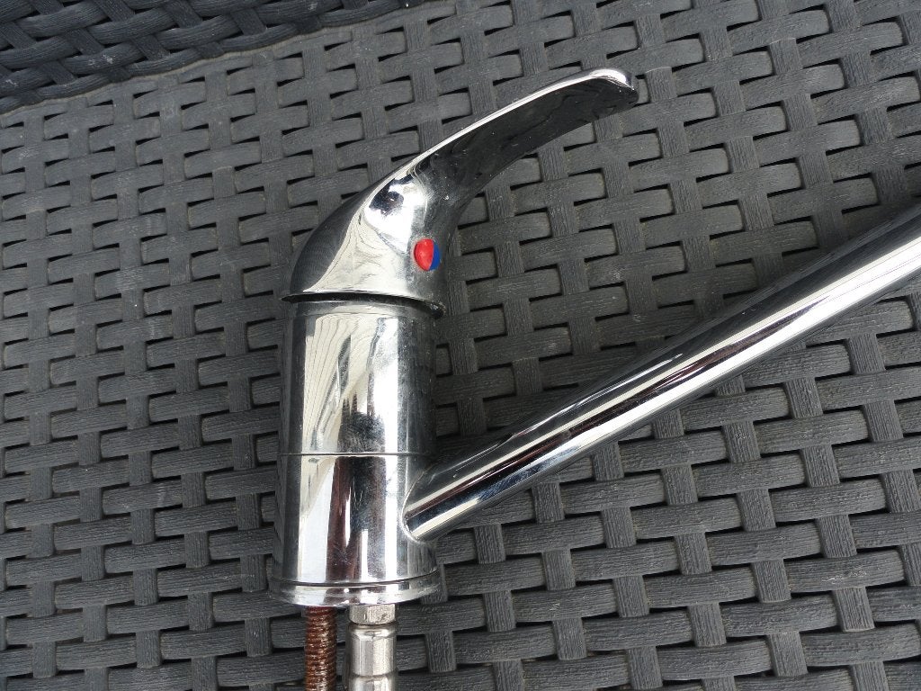 Keukenmengkraan mengkraan, Ophalen of Verzenden, Zo goed als nieuw, Rvs, Kraan