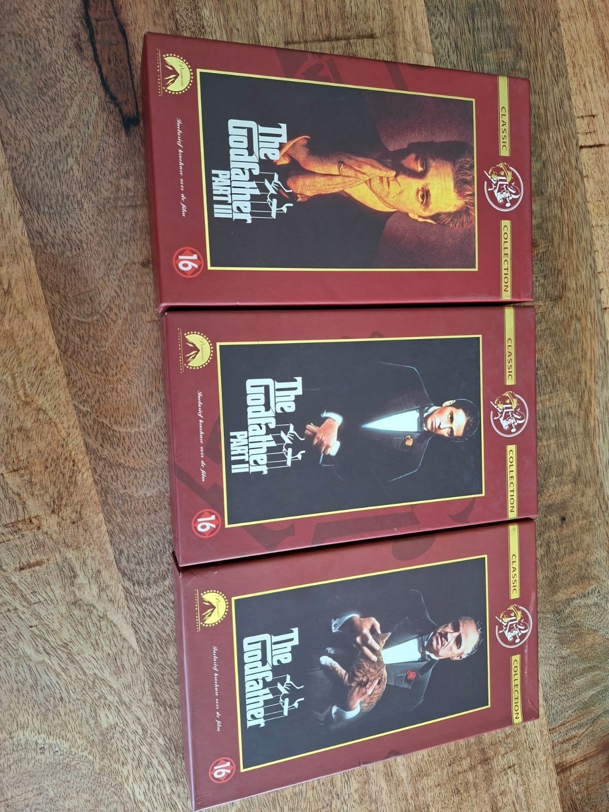 The Godfather triologie op VHS., Ophalen of Verzenden, Overige typen