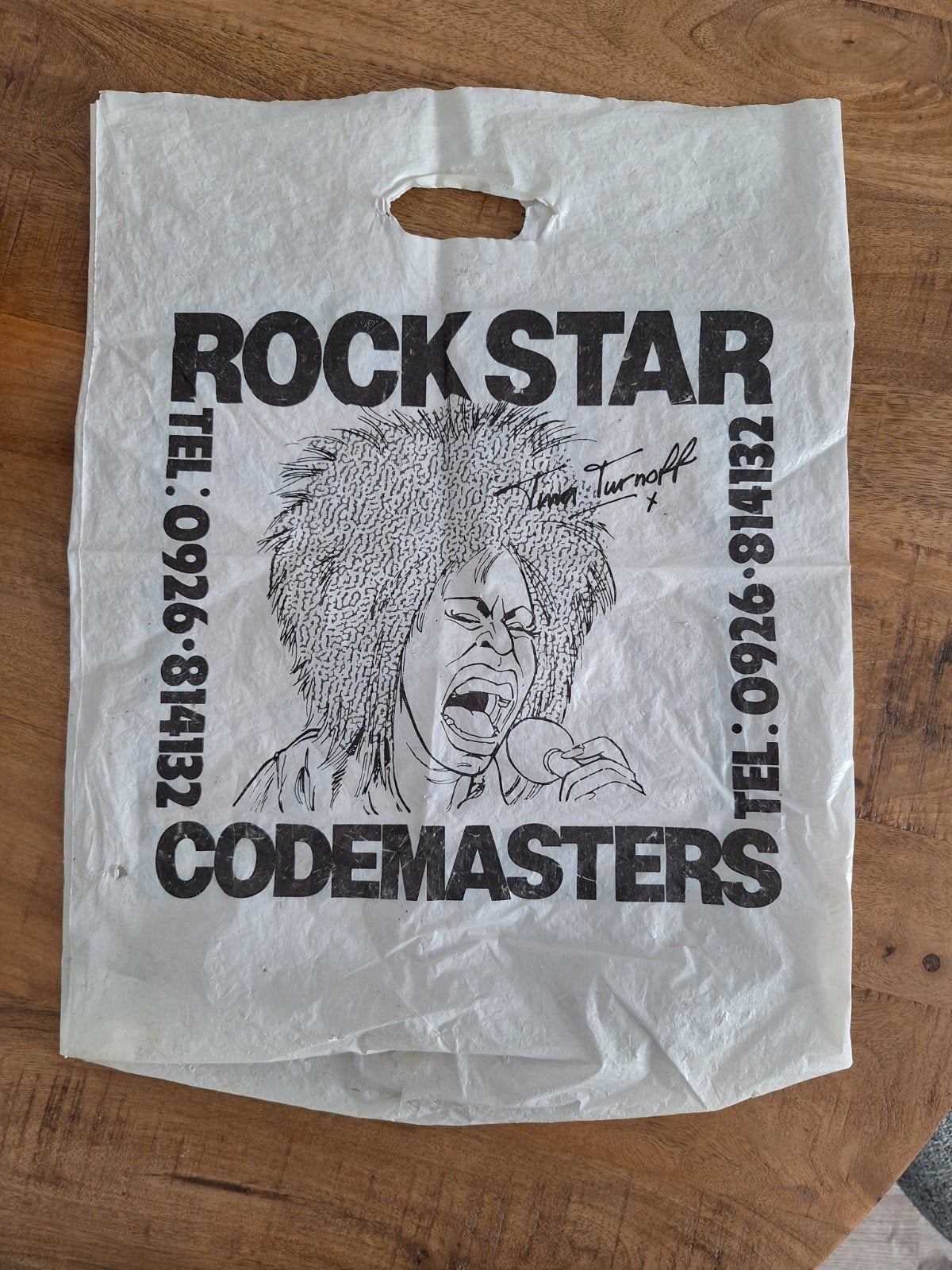 Rockstar Codemasters Vintage Plastic Tas - Zeldzaam!, Verzamelen, Ophalen of Verzenden, Gebruikt