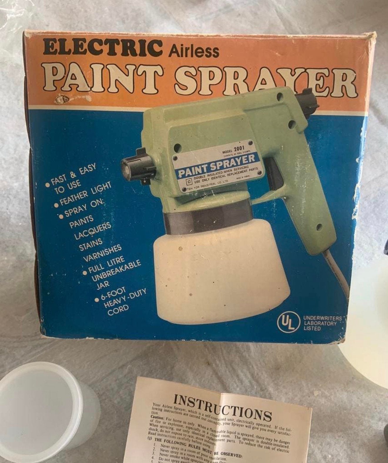 Vintage Elektrische Airless Paint Sprayer Verf spuit retro, Nieuw, Ophalen of Verzenden, H, H