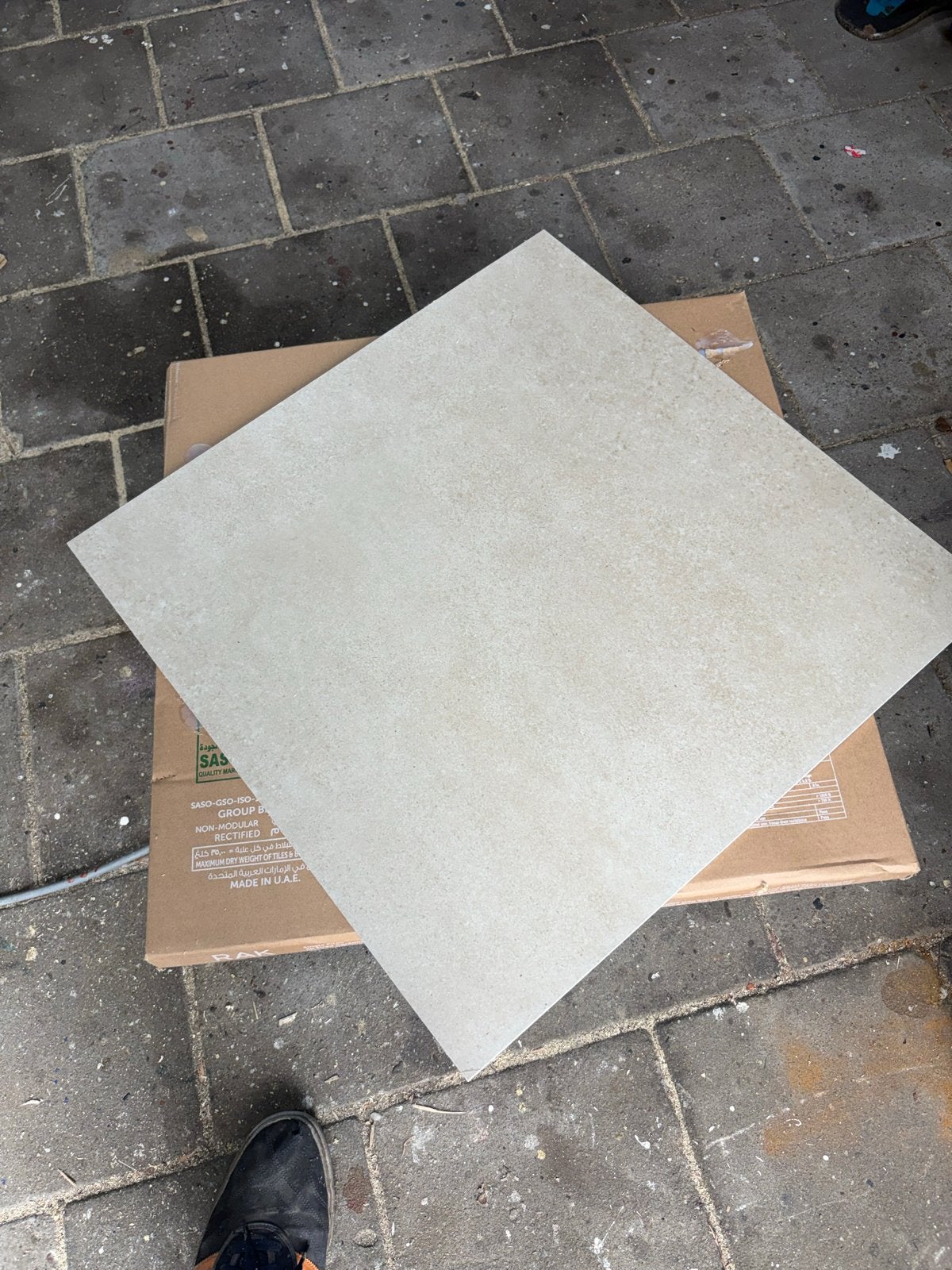RAK Paleo Beige Vloertegels mat 60x60 cm, Ophalen, 60 cm of meer, Keramiek, Nieuw