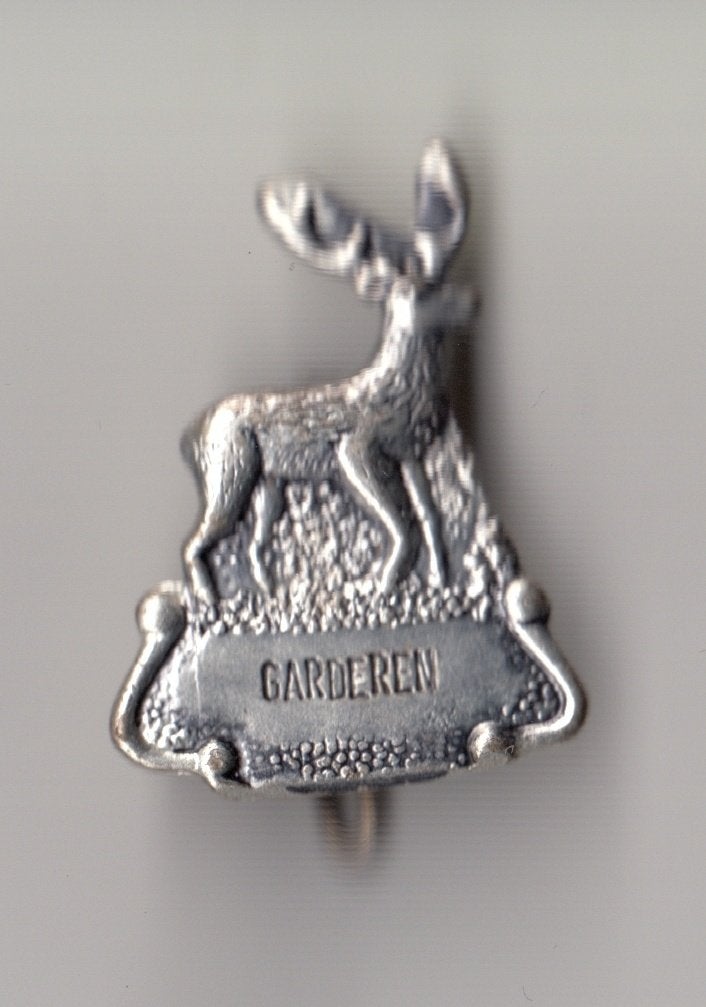 Garderen Hert broche, Gebruikt, Niet vindbaar, Niet vindbaar, Speldje of Pin