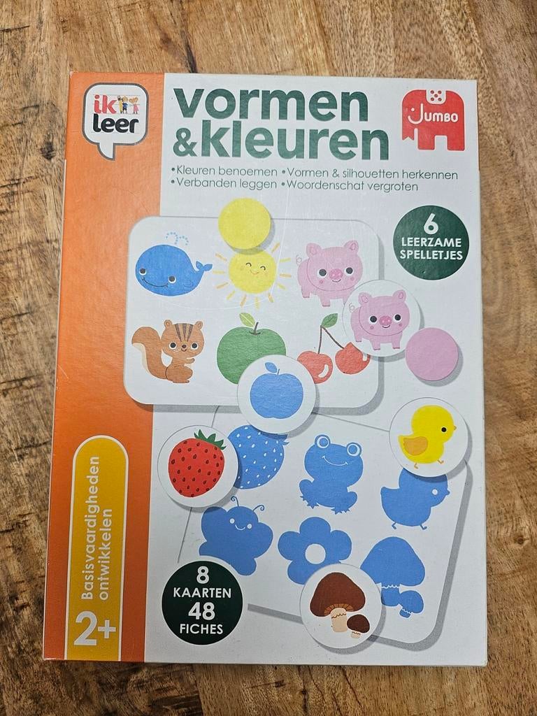 Jumbo Ik Leer Vormen & Kleuren Puzzel - Educatief Spel, Ophalen of Verzenden, Meer dan 50 stukjes, Zo goed als nieuw, 2 tot 4 jaar