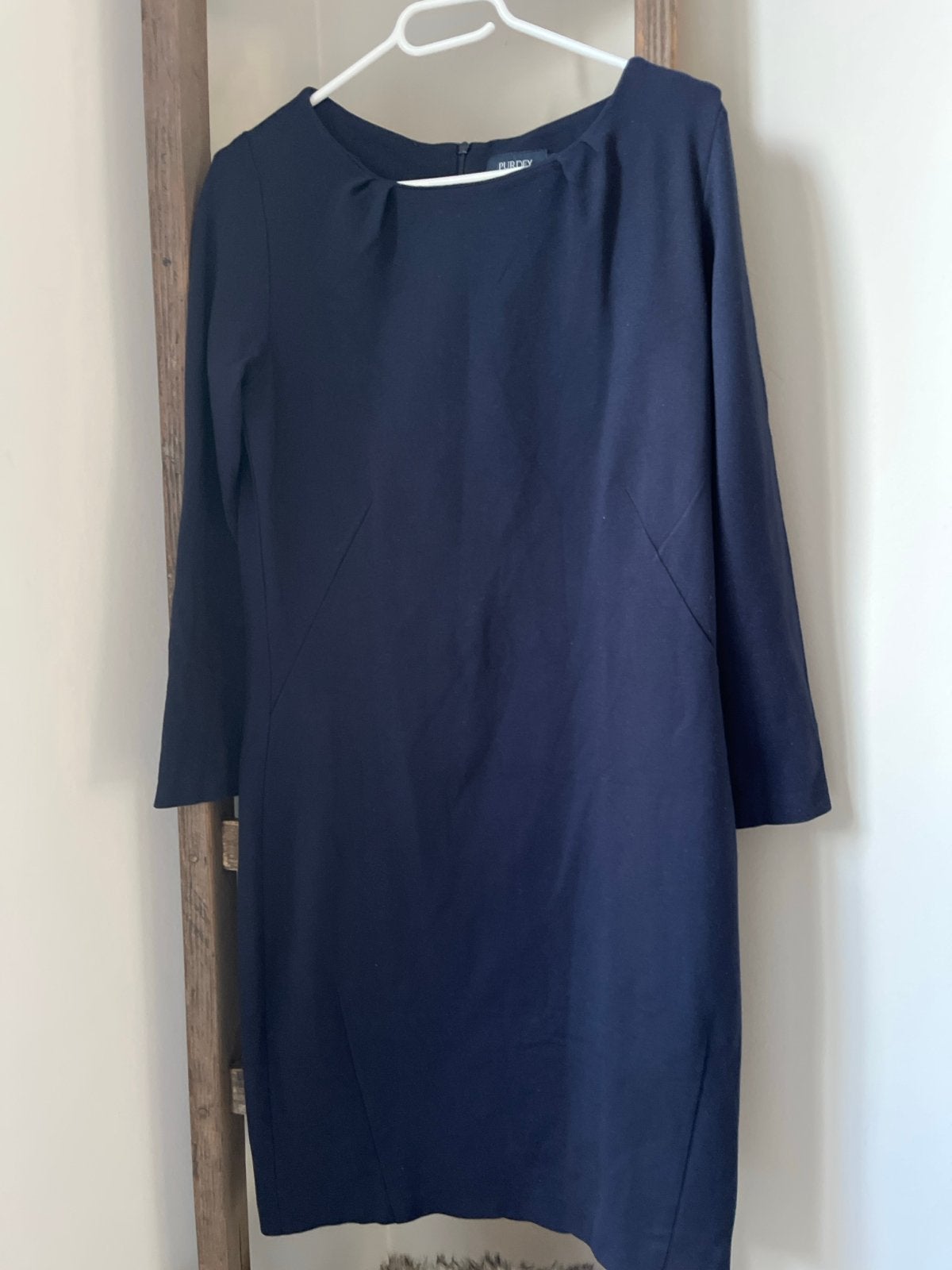 Donkerblauwe jurk van Purdey - Maat 40, Kleding | Dames, Ophalen of Verzenden, Maat 38/40 (M), Blauw
