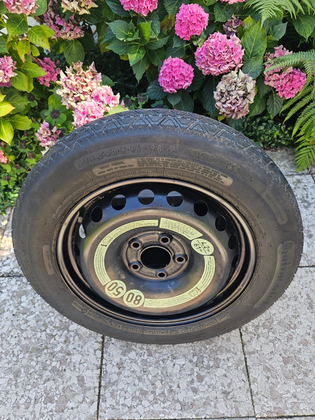 Reservewiel 125/90 R16 - Mercedes/Audi, Ophalen, Nieuw