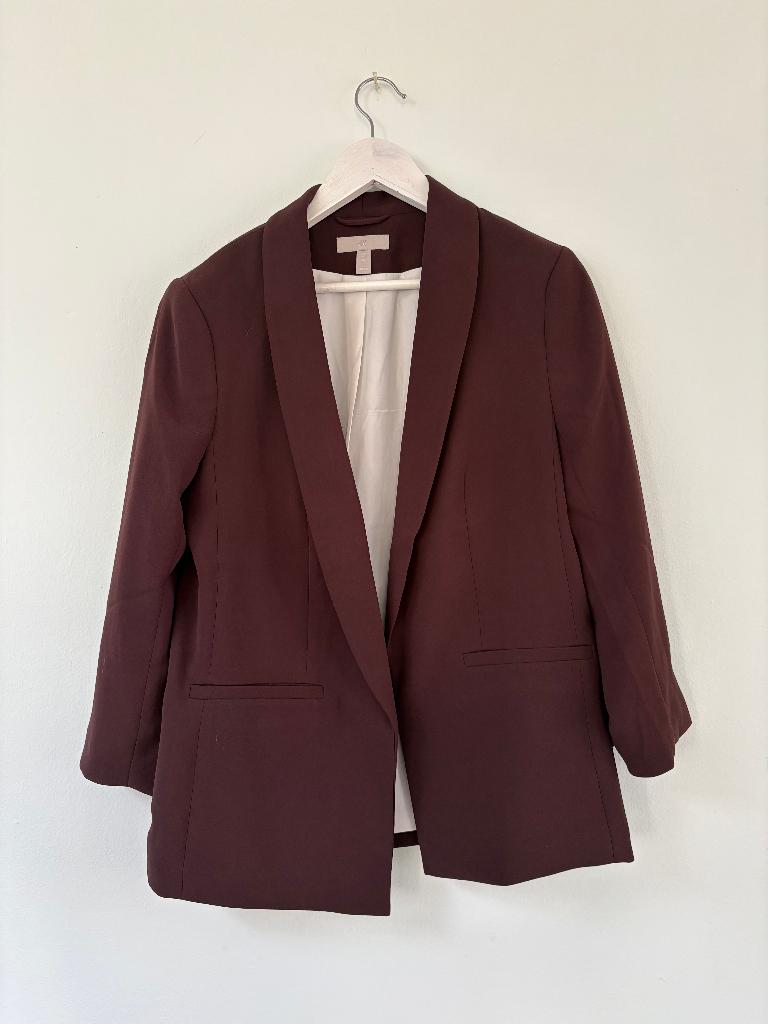 Blazer Bordeaux Maat 40 H&M, Maat 38/40 (M), H&M, Ophalen of Verzenden, Jasje