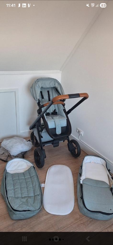 Dubatti kinderwagen, Luchtbanden, Zo goed als nieuw, Combiwagen, Ophalen