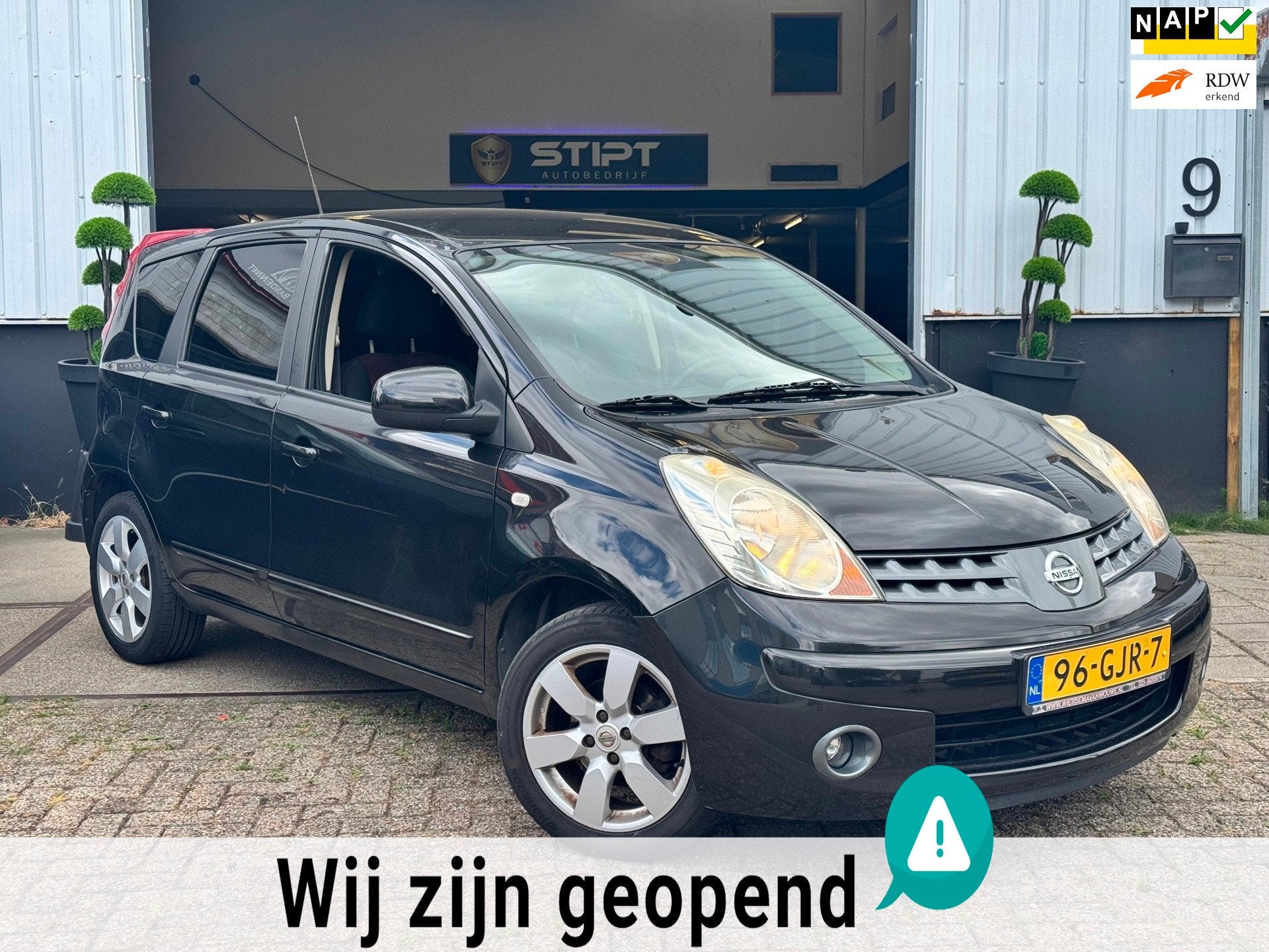 Nissan Note | AUTOMAAT | APK | LAGE KM | AIRCO | NAP | ZEER, Auto's, Dealer onderhouden, Gebruikt, 4 cilinders, Met garantie (alle)