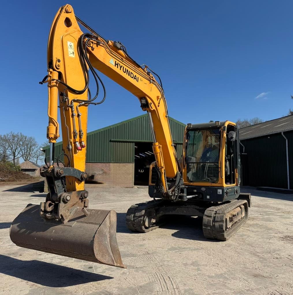 Hyundai Robex graafmachine 80CR-9, Zakelijke goederen, Machines en Bouw | Kranen en Graafmachines, Ophalen of Verzenden, Graafmachine