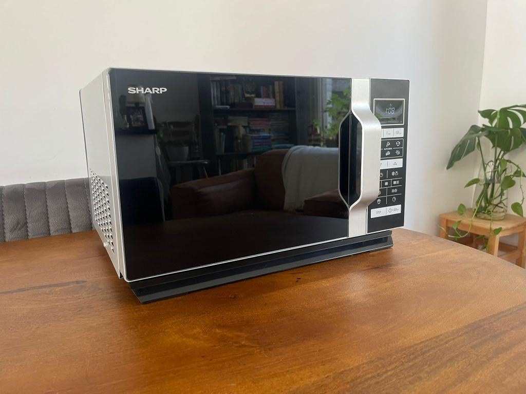 Sharp R860 combimagnetron, Ophalen, Combimagnetron, Crisp, Zo goed als nieuw