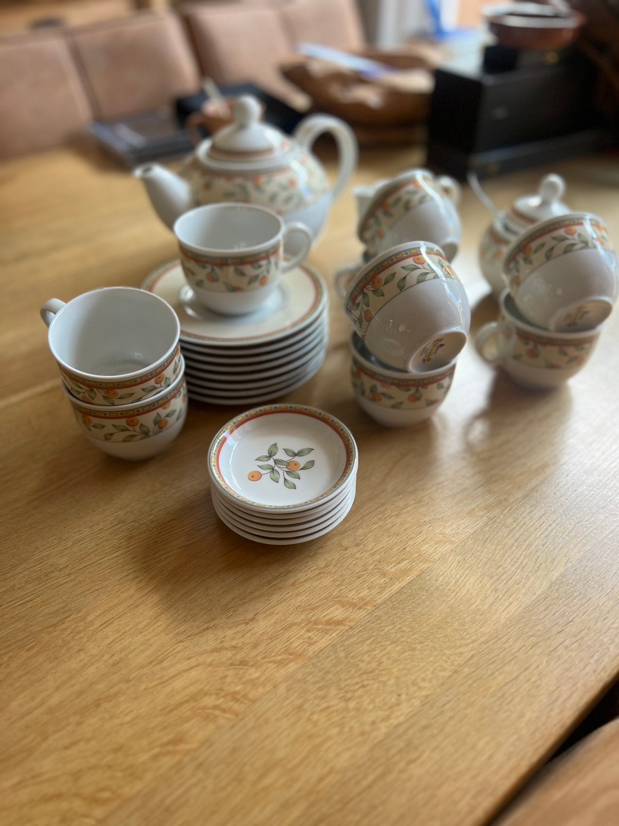 Koffietijd servies art & design uit duitsland, Huis en Inrichting, Keuken | Servies, Ophalen, Zo goed als nieuw, Porselein, Vintage