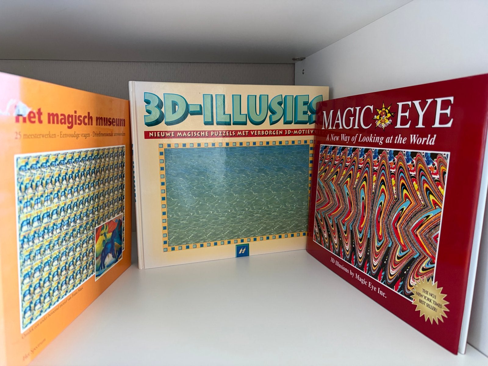 3D-Illlusies & Magic Eye Boeken - Set van 3, Boeken, Ophalen of Verzenden, Gelezen