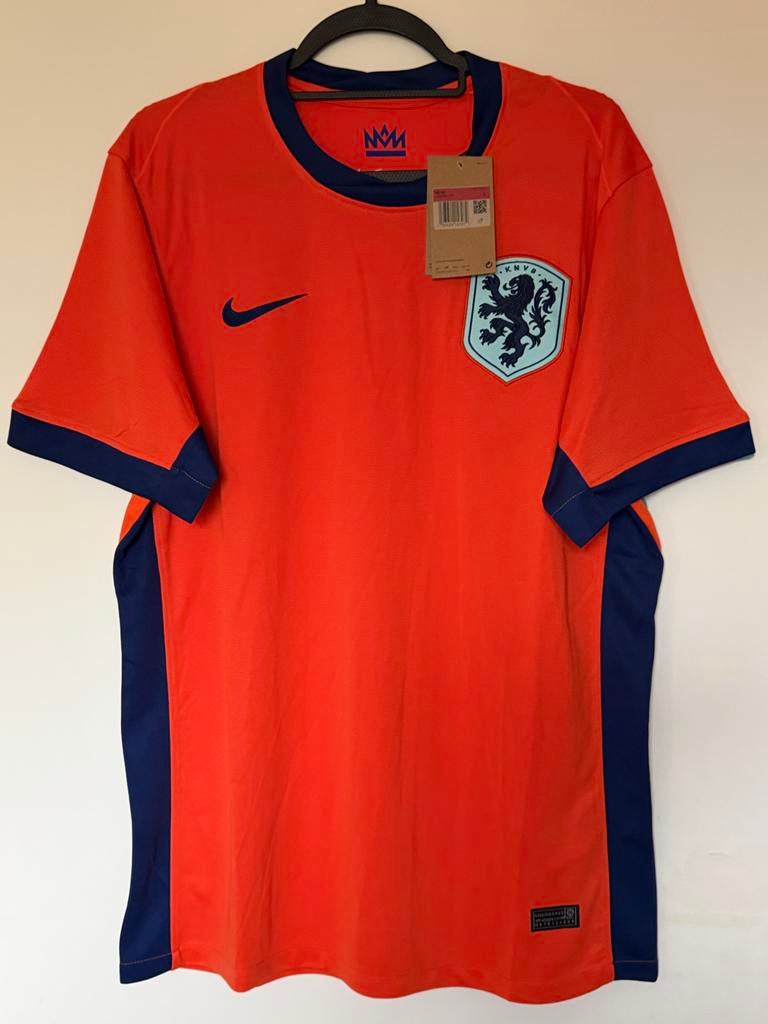 Nederlands Elftal 2025/26 Thuisshirt – Oranje –Maat L –Nieuw, Maat 52/54 (L), Nieuw, Oranje, Ophalen of Verzenden