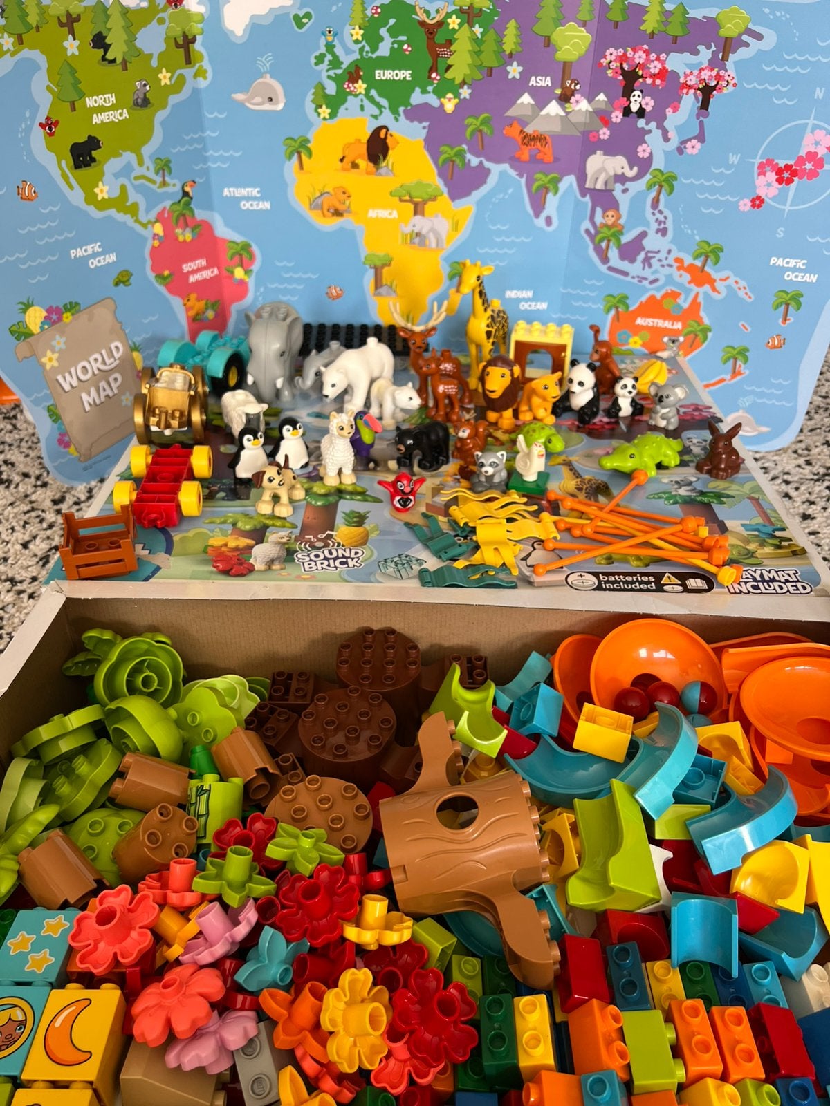 Grote LEGO DUPLO bundel, Kinderen en Baby's, Ophalen, Zo goed als nieuw, Duplo