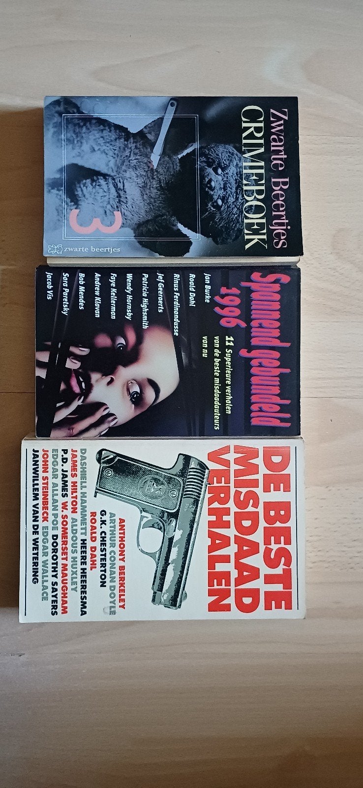 Misdaadboeken Zwarte Beertjes, Spanning Gebundeld, De Best, Boeken, Ophalen of Verzenden, Gelezen, Diverse Auteurs