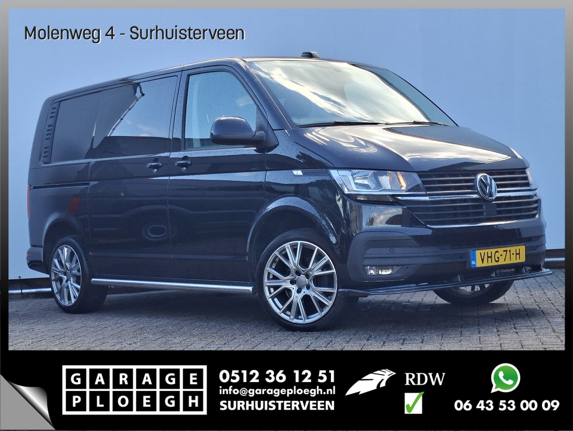 Volkswagen Transporter 2.0 TDI Aut7 Dubb.Cabine 2xSchuifdeur, Auto's, Parkeerassistent, Gebruikt, Euro 6, 4 cilinders