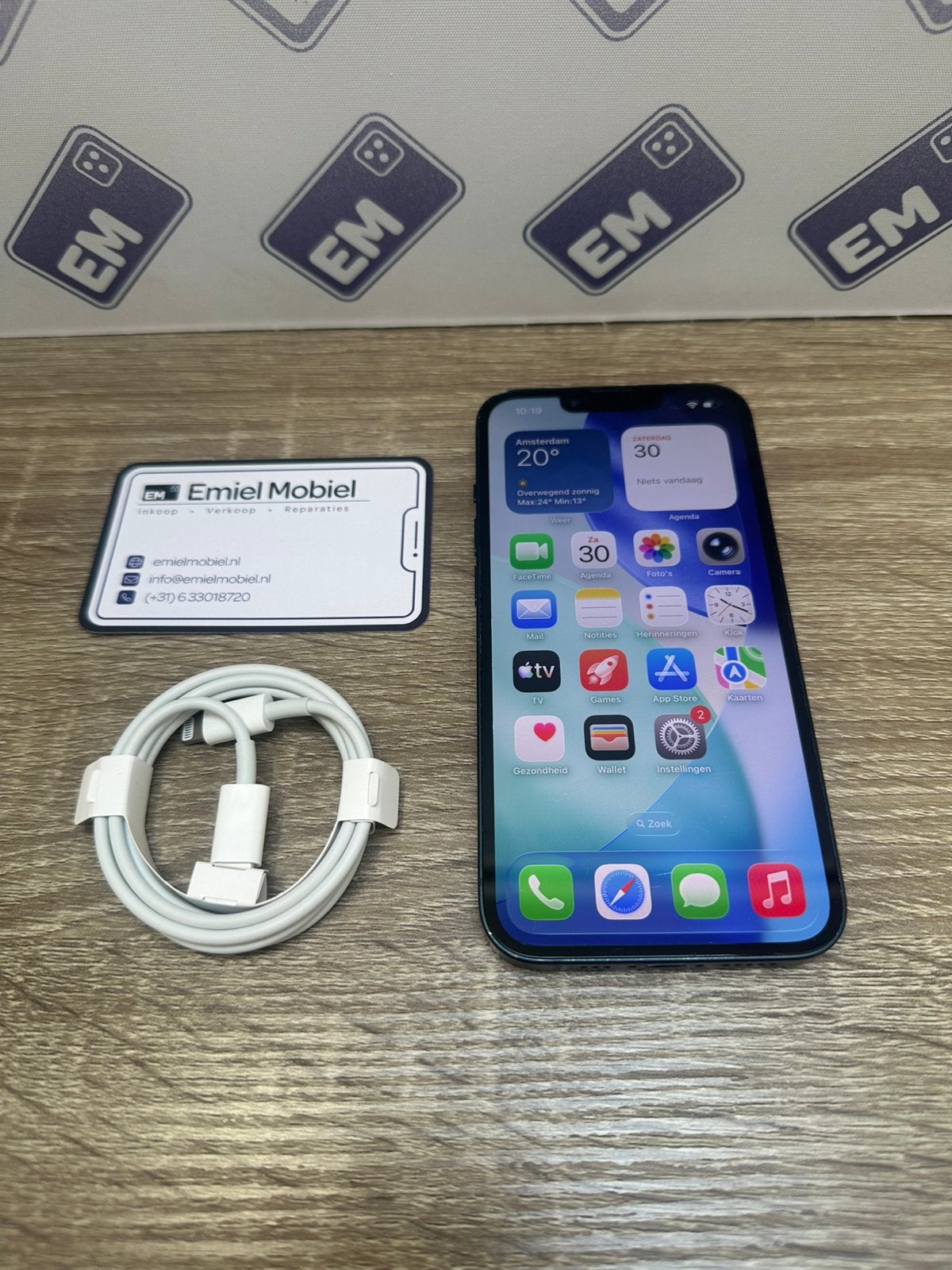 iPhone 14 - 128GB / batterij 100% / garantie, 128 GB, Zwart, Ophalen of Verzenden, Zo goed als nieuw