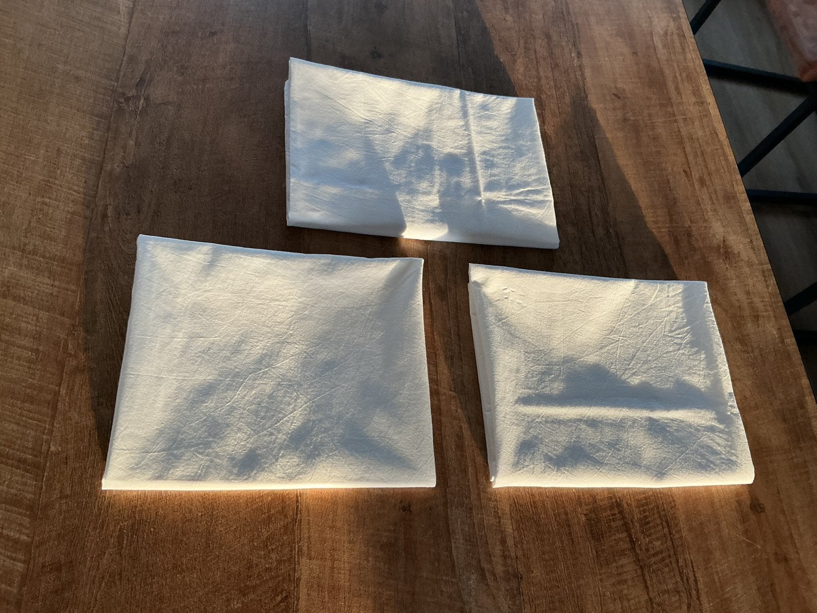 3 katoenen boven lakentjes voor in de kinderwagen izgst., Ophalen of Verzenden, Gebruikt