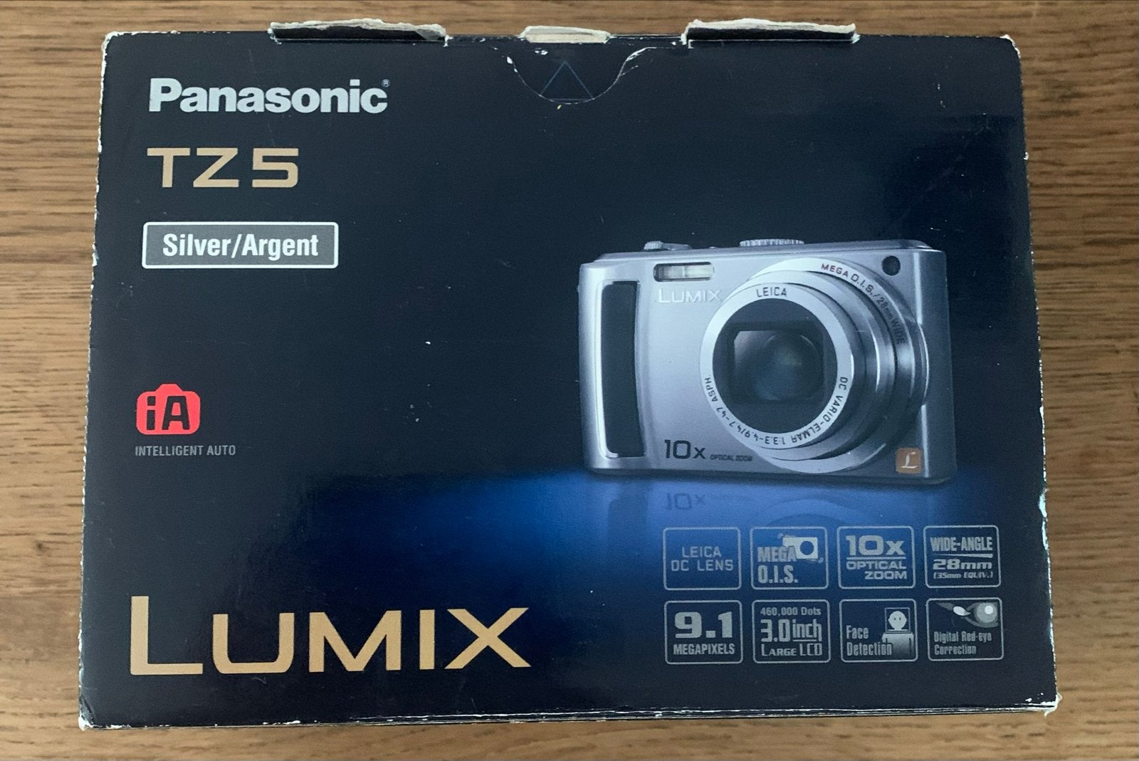 Panasonic Lumix DMC-TZ5 Compactcamera - Zilver, Panasonic, Beeldstabilisatie, Ophalen of Verzenden, Zo goed als nieuw