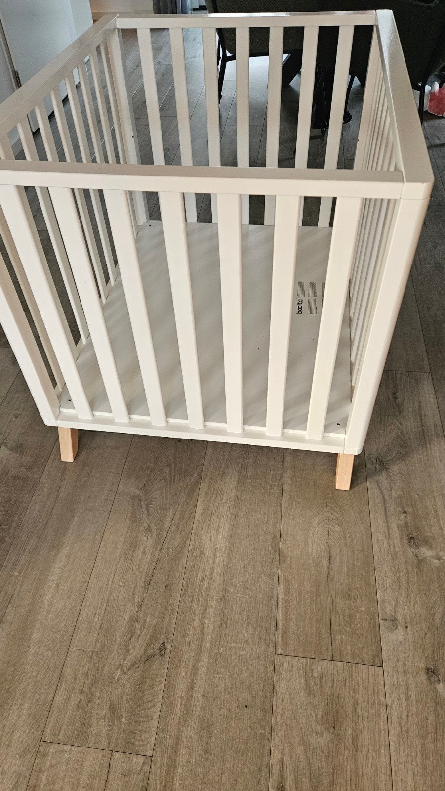 Box Bopita Lynn Wit/Naturel, Ophalen, Gebruikt, Rechthoekig, In hoogte verstelbaar
