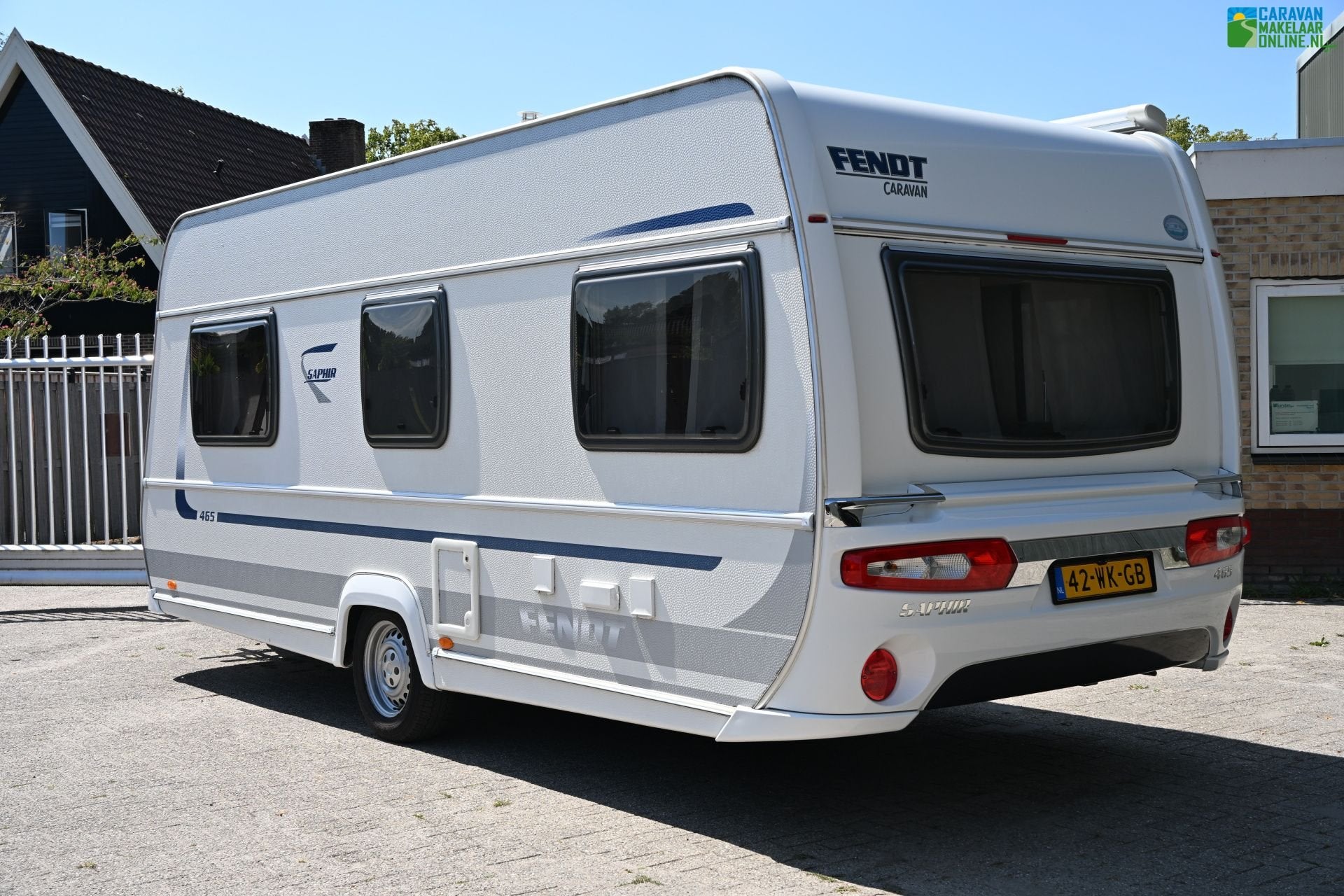 Fendt Saphir 465 TG Mover|Voortent|Luifel Unico|Airco|Fietsd, Kachel, Rondzit, Bedrijf, Tot en met 3