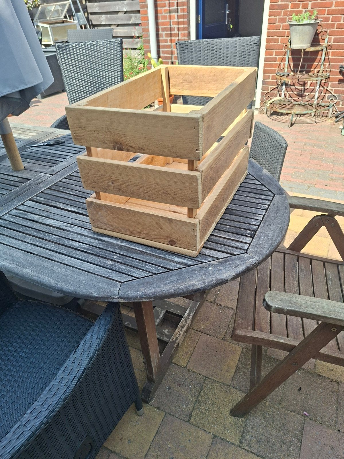 Kist voor bv op de fiets/ schuur/ terras / binnenhuis, Ophalen of Verzenden, Nieuw