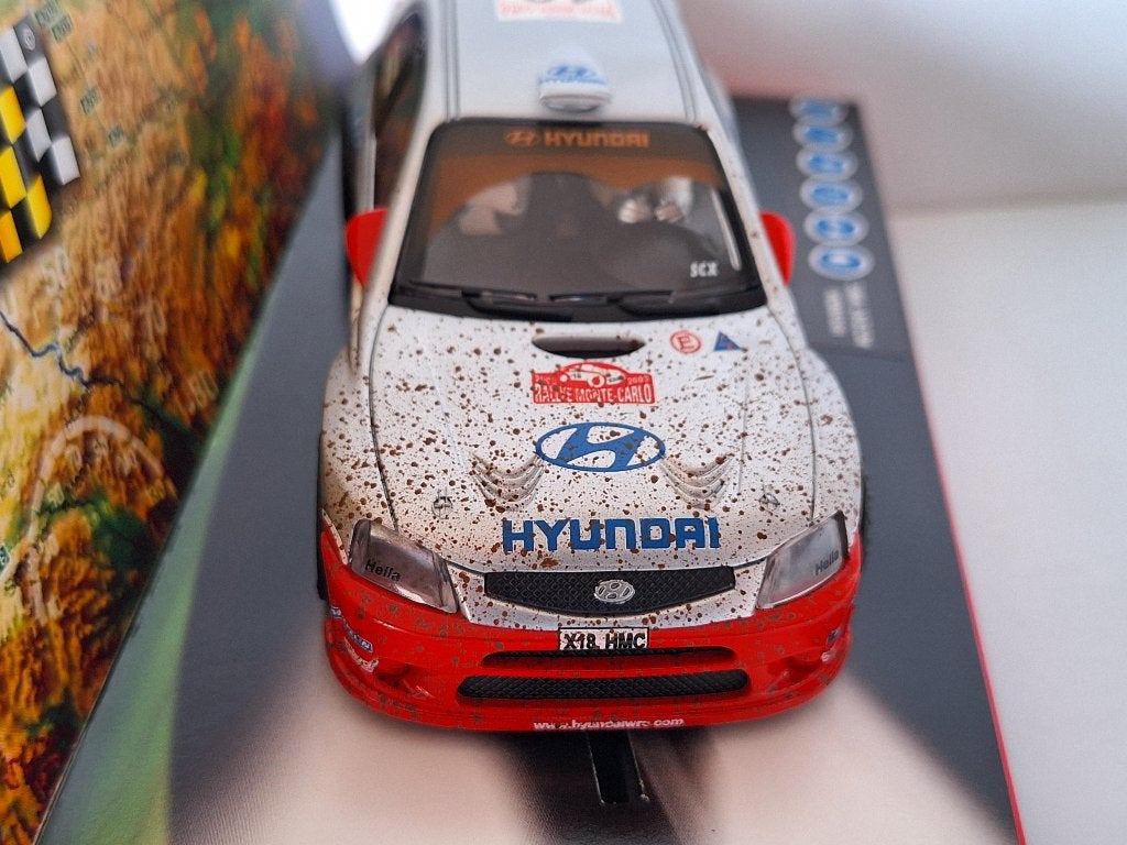 Scx Hyundai Accent WRC "Dirt Effect Met Licht Ref Nr 61200, Overige merken, Racebaan, Scx, Nieuw