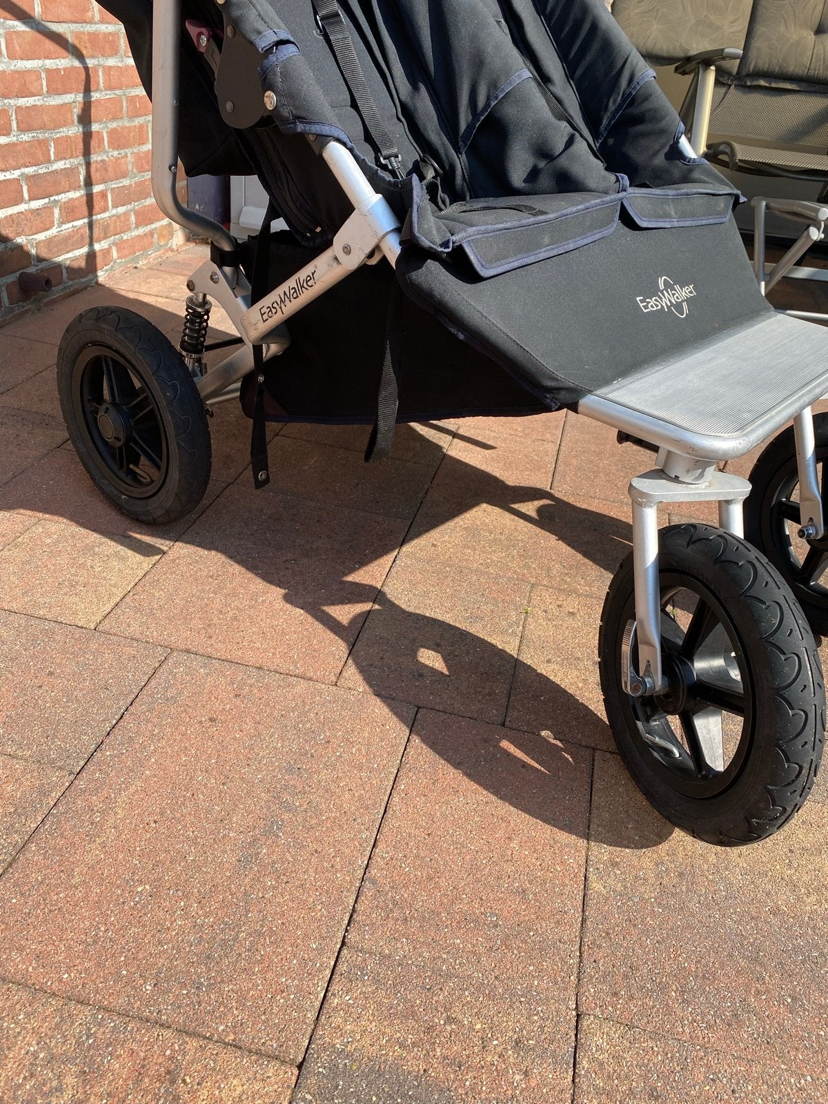 GEREINIGD & Grote Banden! Easywalker Duo Buggy - Duowagen, Kinderen en Baby's, Gebruikt, Duowagen, Ophalen, Kinderwagen