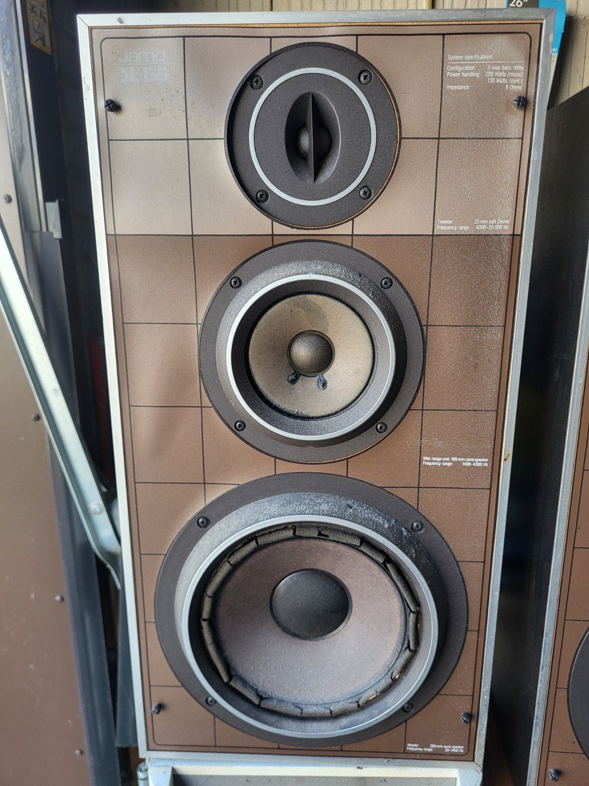 Jamo SL 155 Vloerstaande Luidsprekers - Vintage Geluid, Vloerstaande luidspreker, Gebruikt, 120 tot 150 watt, Ophalen of Verzenden