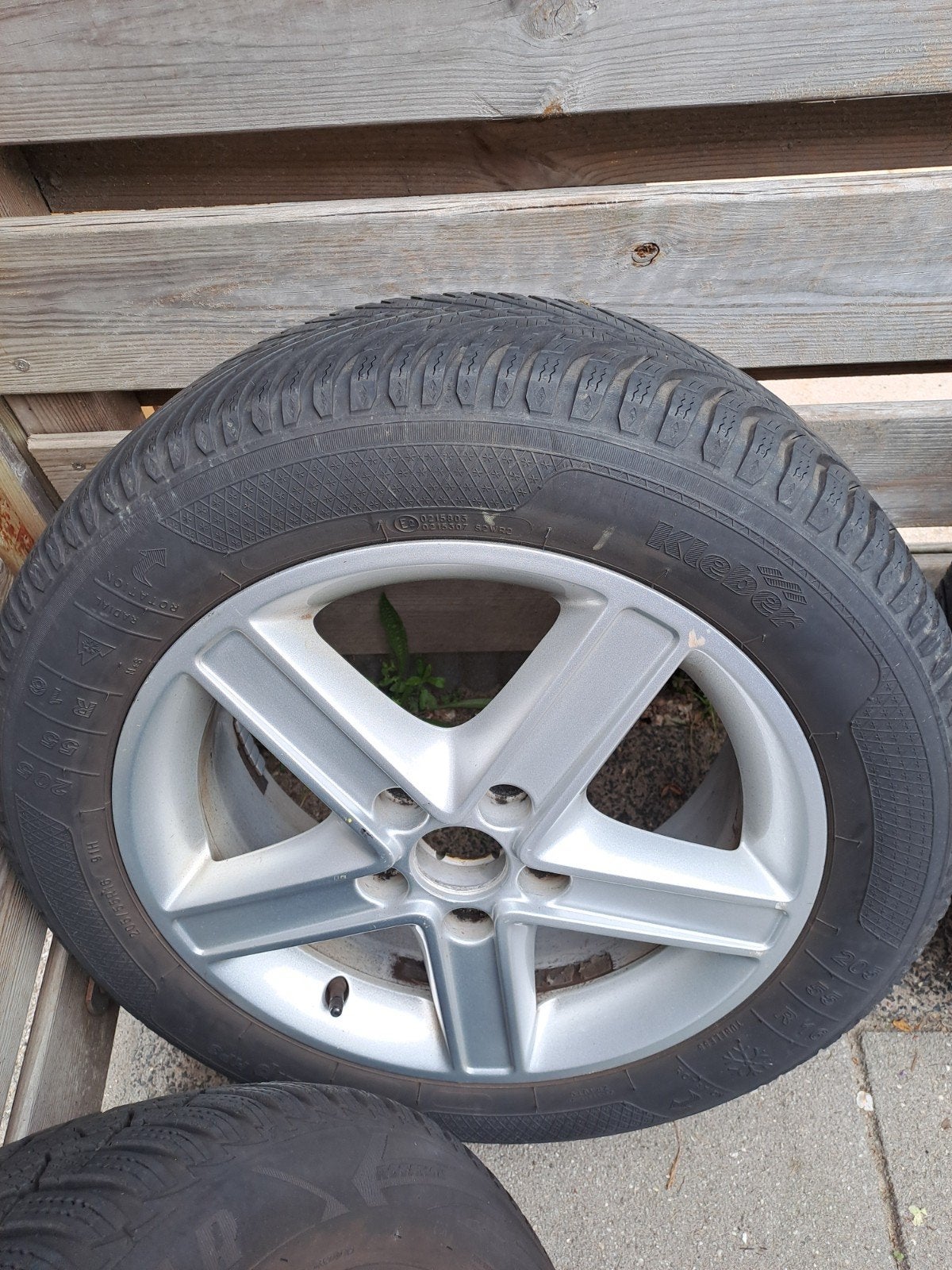 Ford Borbetvelgen + winterbanden , 5×108,ET52,5., Auto-onderdelen, Banden en Velgen, Ophalen, Gebruikt, 16 inch, Banden en Velgen