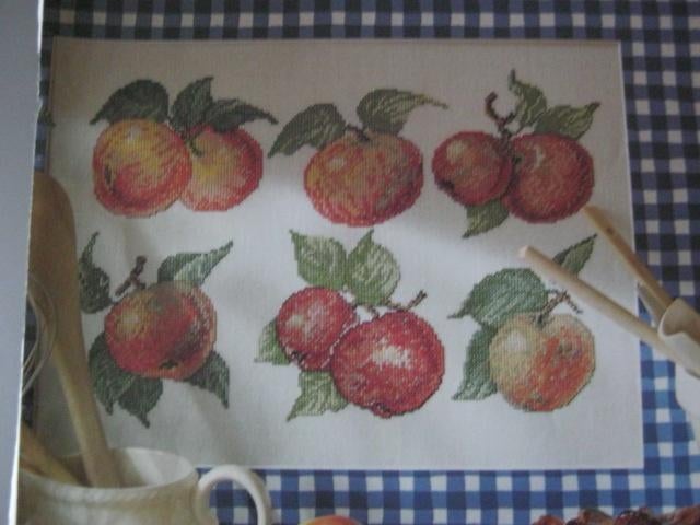 Borduurpatroon  Merklap Appels   nr 9591, Verzenden, Nieuw, Handborduren, Patroon