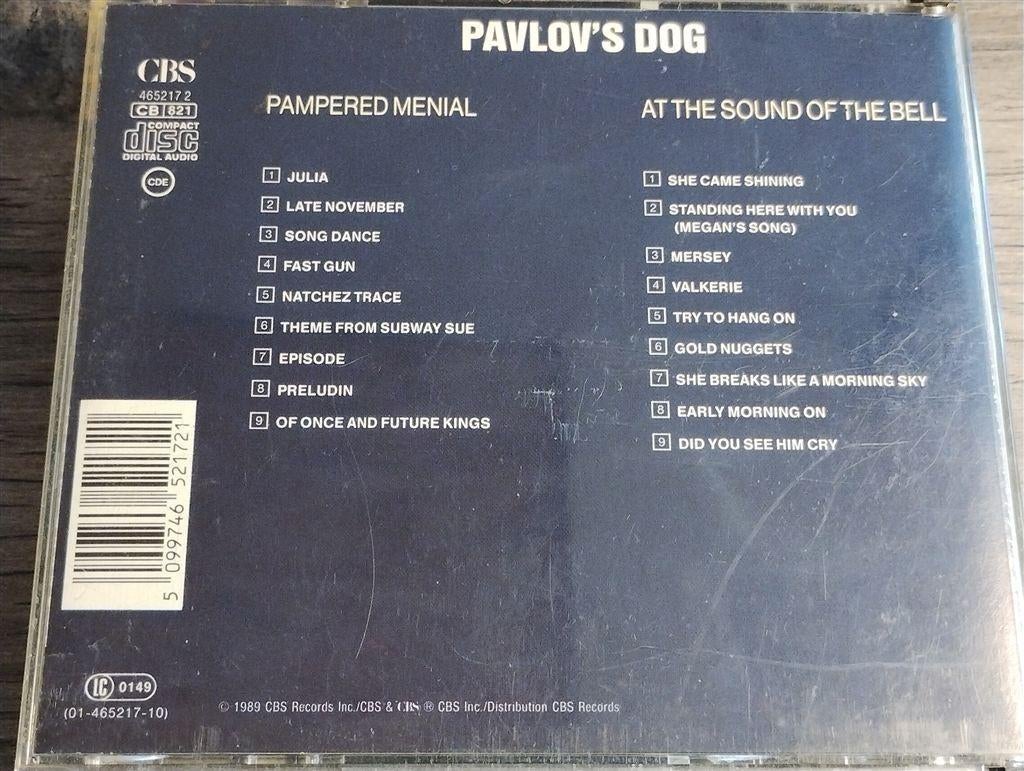 Pavlov's Dog ‎– Pampered Menial & At The Sound Of The Bell, Ophalen of Verzenden, Gebruikt, Poprock