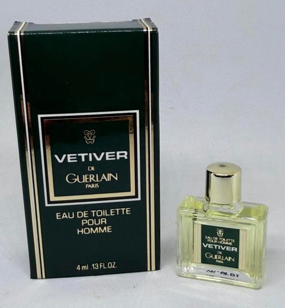 Parfumminiatuur Vetiver 4 ml eau de toilette Guerlain, Verzamelen, Parfumverzamelingen, Verzenden, Nieuw, Miniatuur, Gevuld