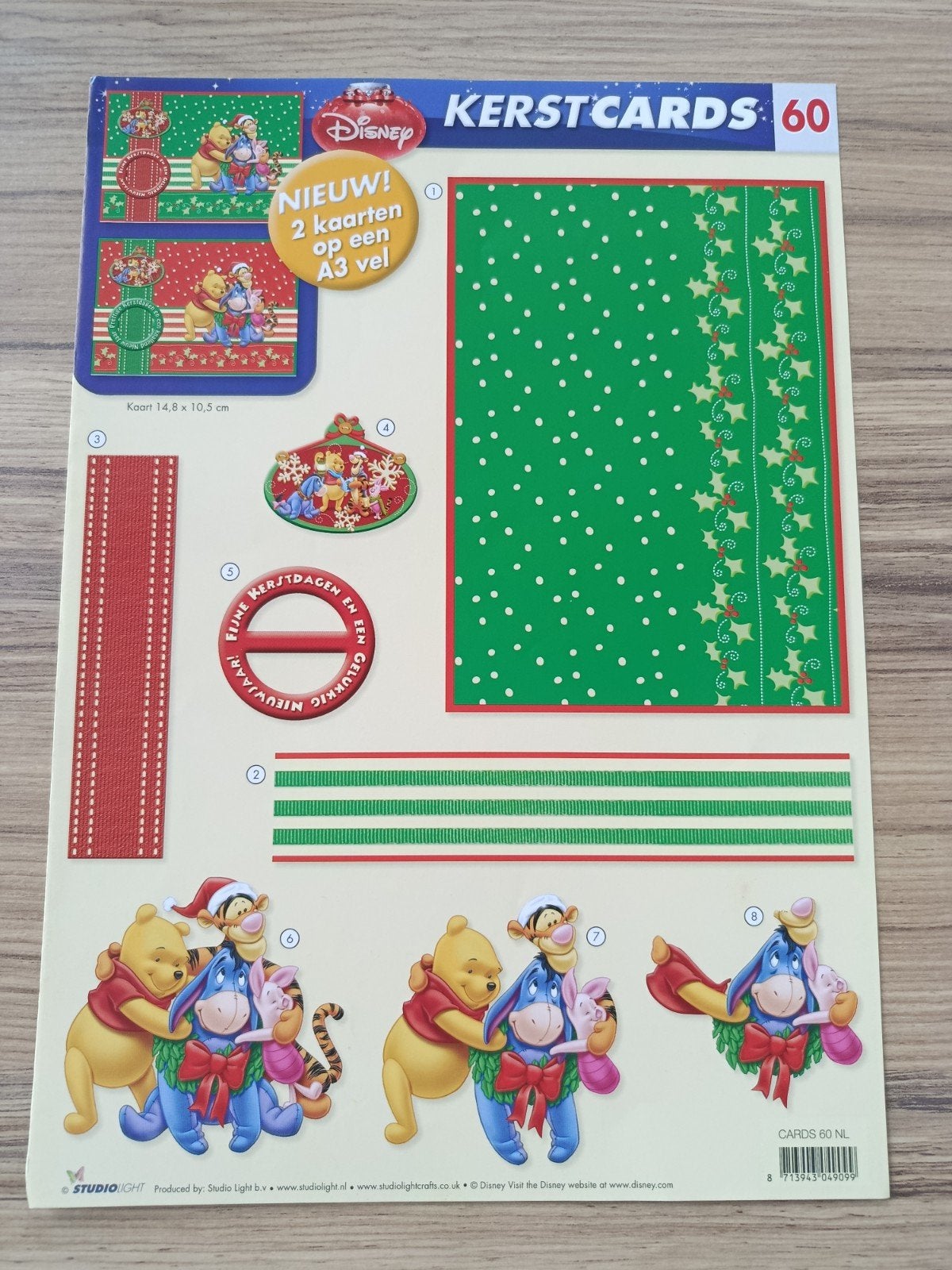 Winnie the pooh Knipvel,, Ophalen of Verzenden, Nieuw, Kerst, Knipvel