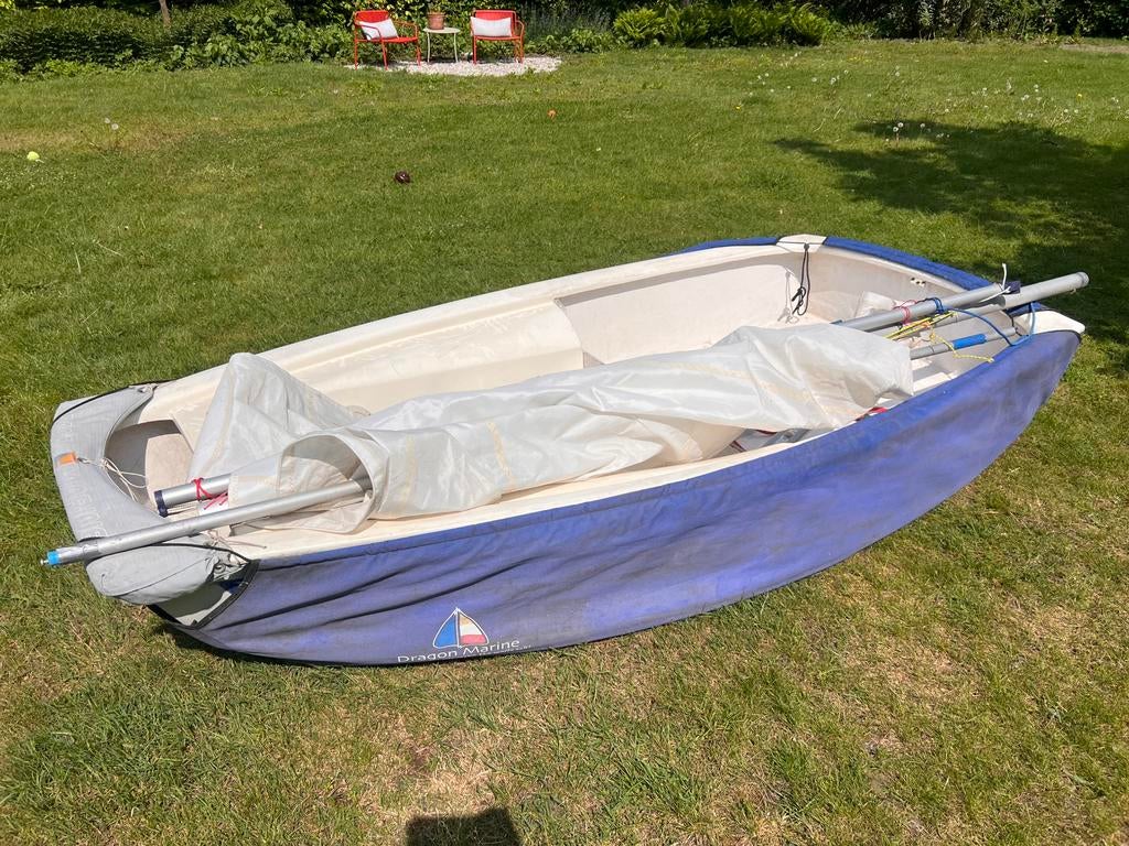 Optimistje voor de liefhebber!, Watersport en Boten, Zeilen en Zeiltoebehoren, Ophalen, Zo goed als nieuw, Minder dan 15 m²