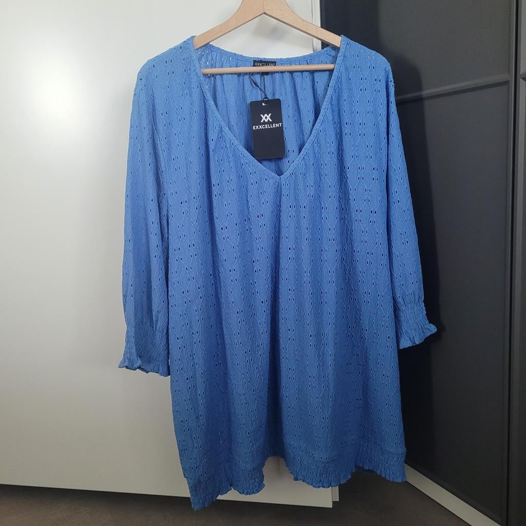 Nieuwe tuniek van Exxcellent, Kleding | Dames, Grote Maten, Blauw, Blouse of Tuniek, Nieuw, Ophalen of Verzenden