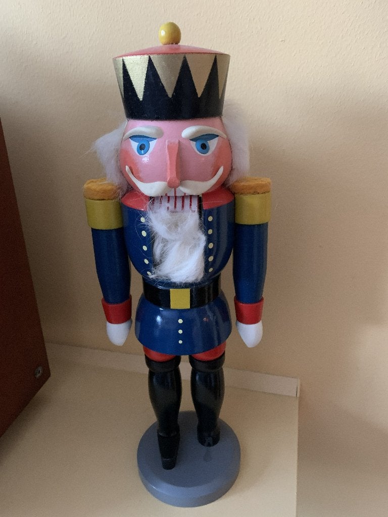 Vintage Ertsgebergte houten notenkraker van 36 cm hoog, Ophalen of Verzenden, Huis en Inrichting