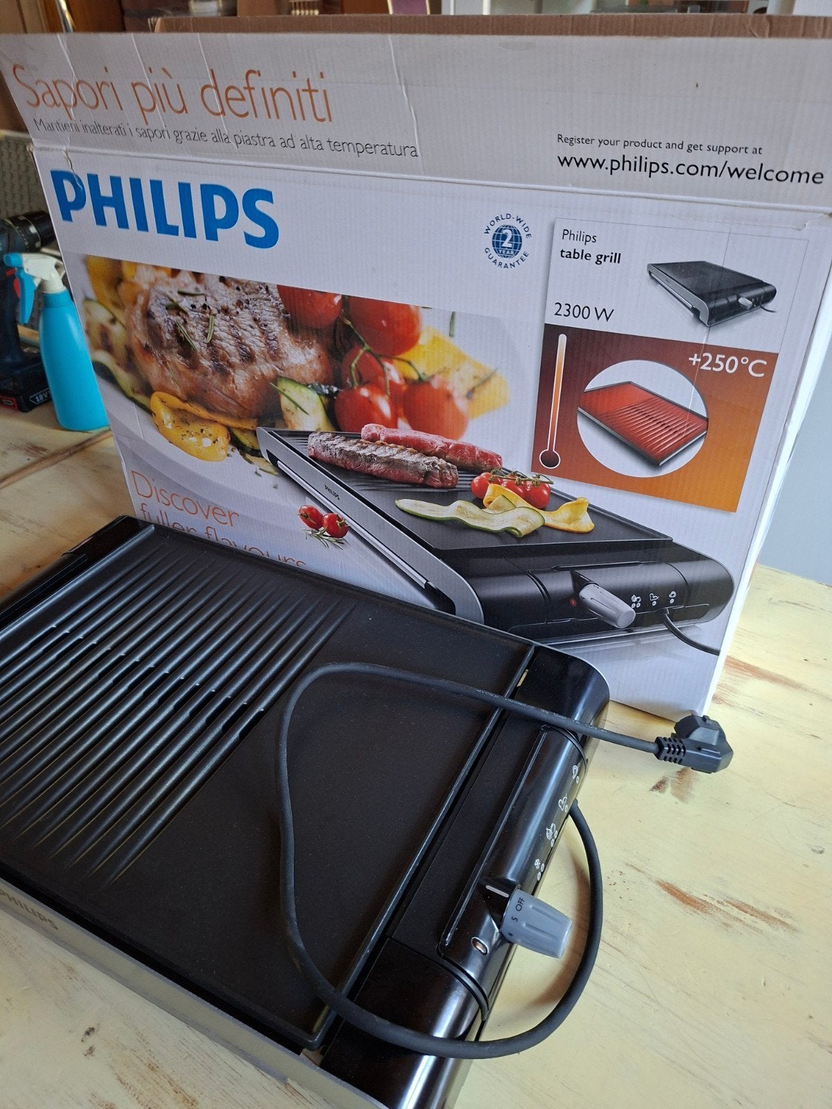 Tafelgrill, Ophalen