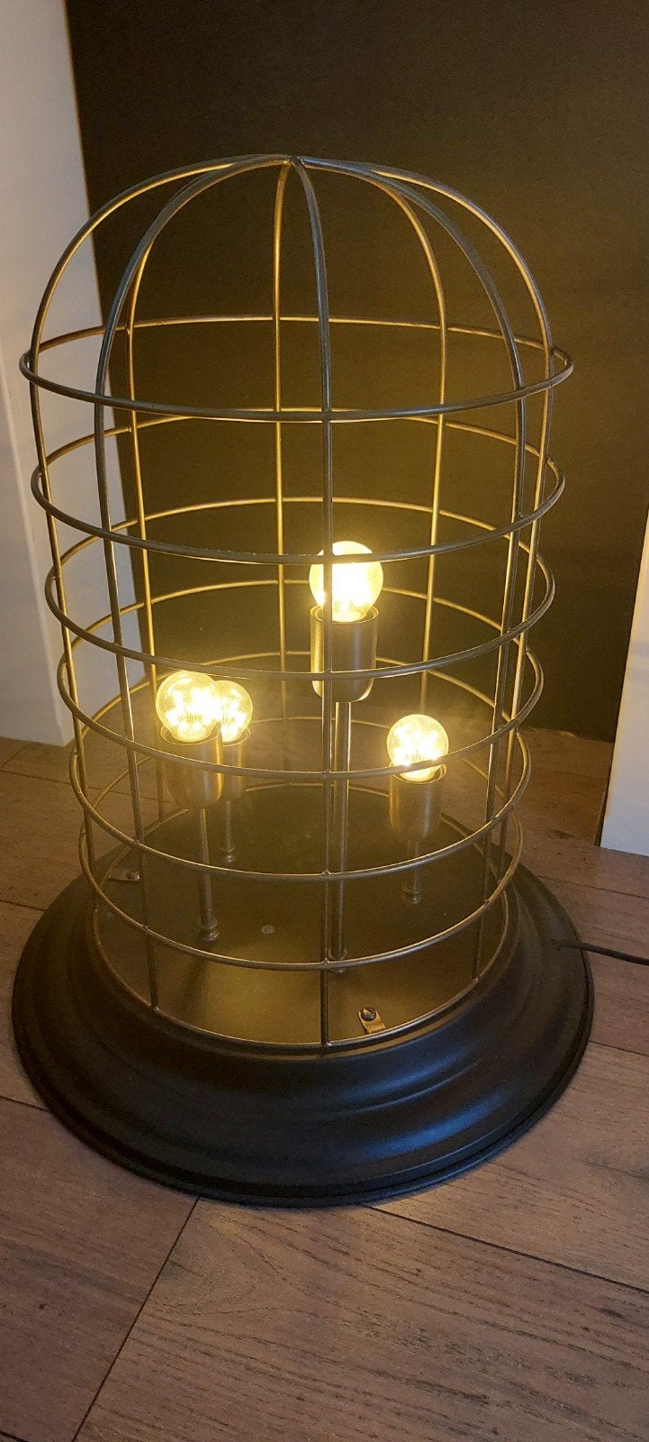 Industriële kooilamp light & living, Industrieel, Meerkleurig, Overige fittingen, Light & Living