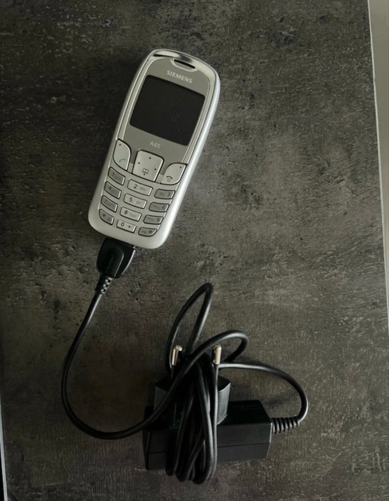 Siemens A65 Mobiele Telefoon met Oplader - Klassiek Model, Telecommunicatie, Gebruikt, Ophalen of Verzenden, Klassiek of Candybar