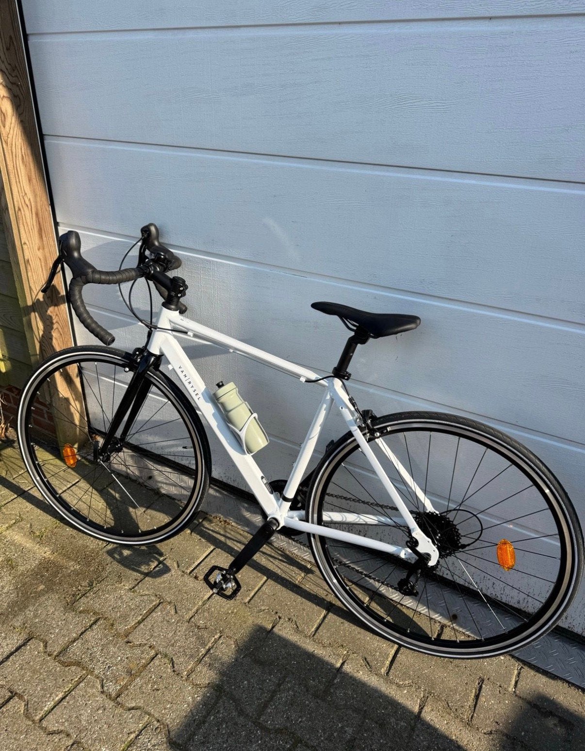 Van Rysel EDR Easy Racefiets + Witte Van Rysel Helm, Fietsen en Brommers, Minder dan 10 versnellingen, Aluminium, Zo goed als nieuw