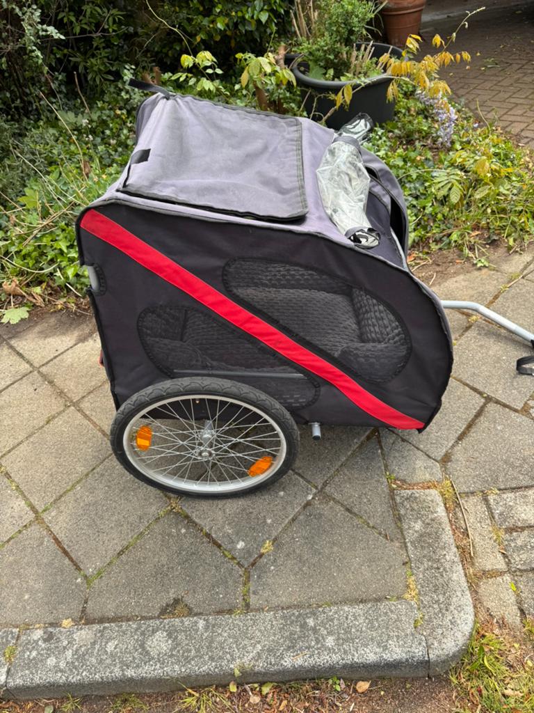 Doggy de Luxe hondenfietskar, Ophalen, Gebruikt, Hondenkar, Opvouwbaar