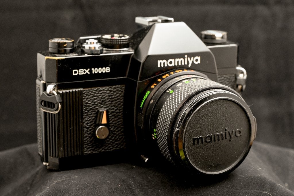 Mamiya DSX 1000B 35mm SLR Film Camera, Ophalen of Verzenden, Refurbished, Spiegelreflex, Overige Merken