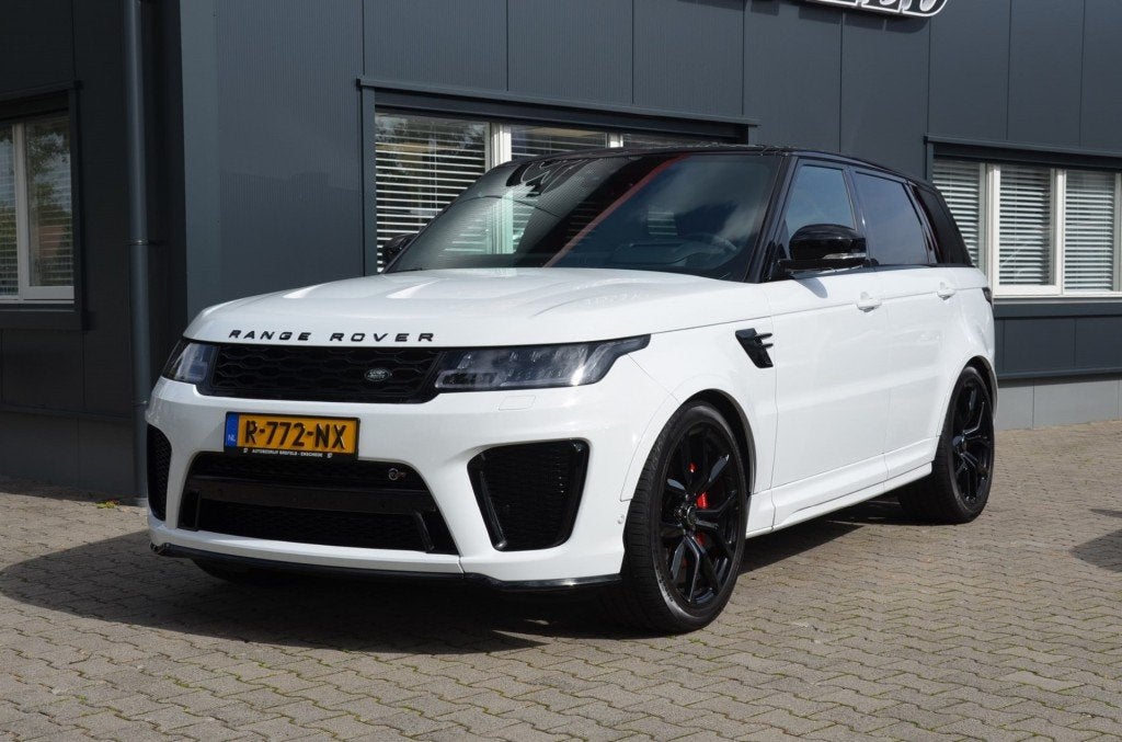 Land rover RANGE ROVER Rangerover Sport P575 SVR Carbon Edit, Auto's, Automaat, 3000 kg, Wit, Bedrijf