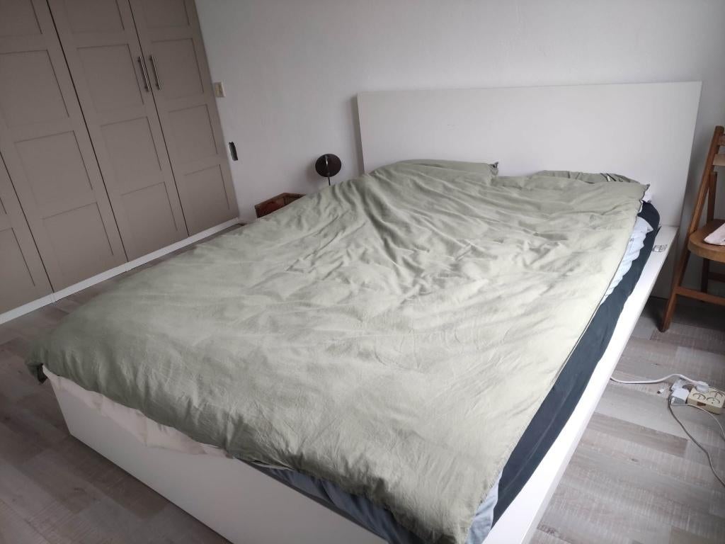Wit bed 160 x 200, Ikea Malm, Ophalen