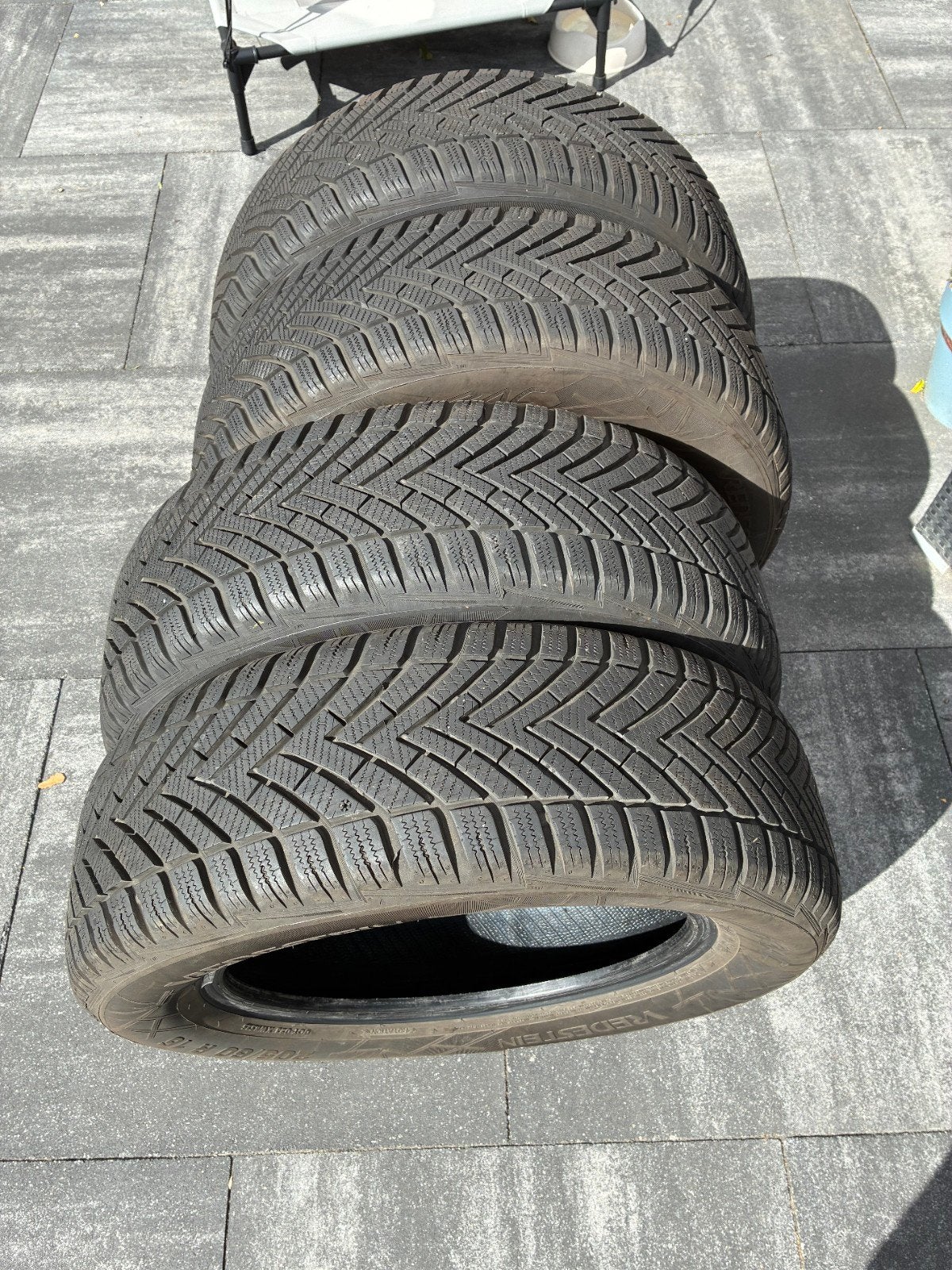 Vredestein Wintrac Winterbanden 205/60 R16 (7-8mm profiel), Auto-onderdelen, Banden en Velgen, Ophalen, Gebruikt, 16 inch, Band(en)