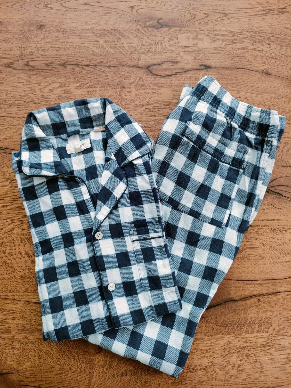 J Crew Flanellen Pyjama Jongens  XS (158/1, Ophalen of Verzenden, Zo goed als nieuw, J Crew, Jongen