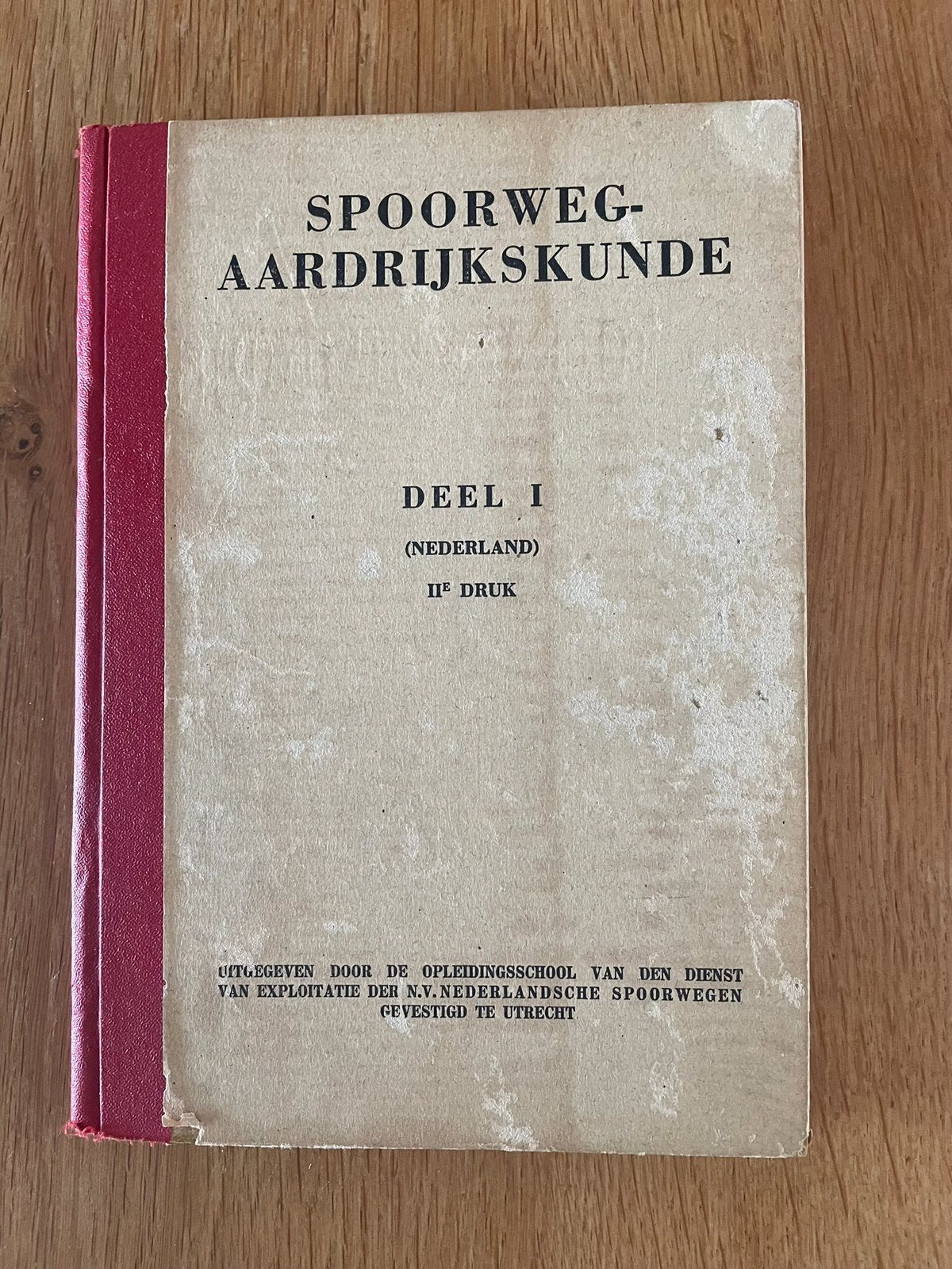 Spoorweg-Aardrijkskunde, Verzamelen, Spoorwegen en Tramwegen, Ophalen of Verzenden, Gebruikt, Trein, Boek of Tijdschrift
