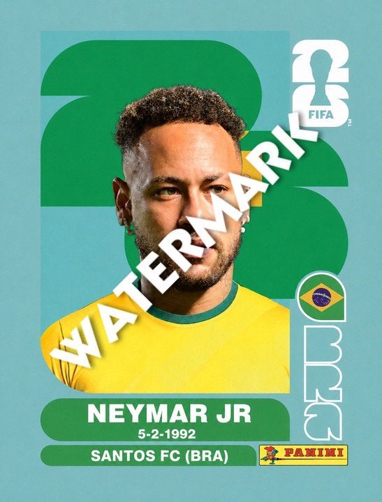 Panini WK 2026 sticker Neymar JR, Verzenden, Nieuw