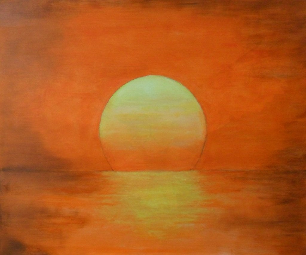 Ondergaan de zon, Antiek en Kunst, Ophalen